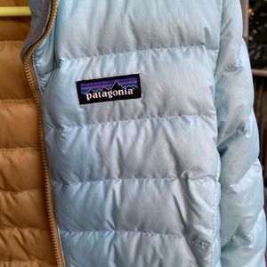 Patagonia puffer sky blue sz S
